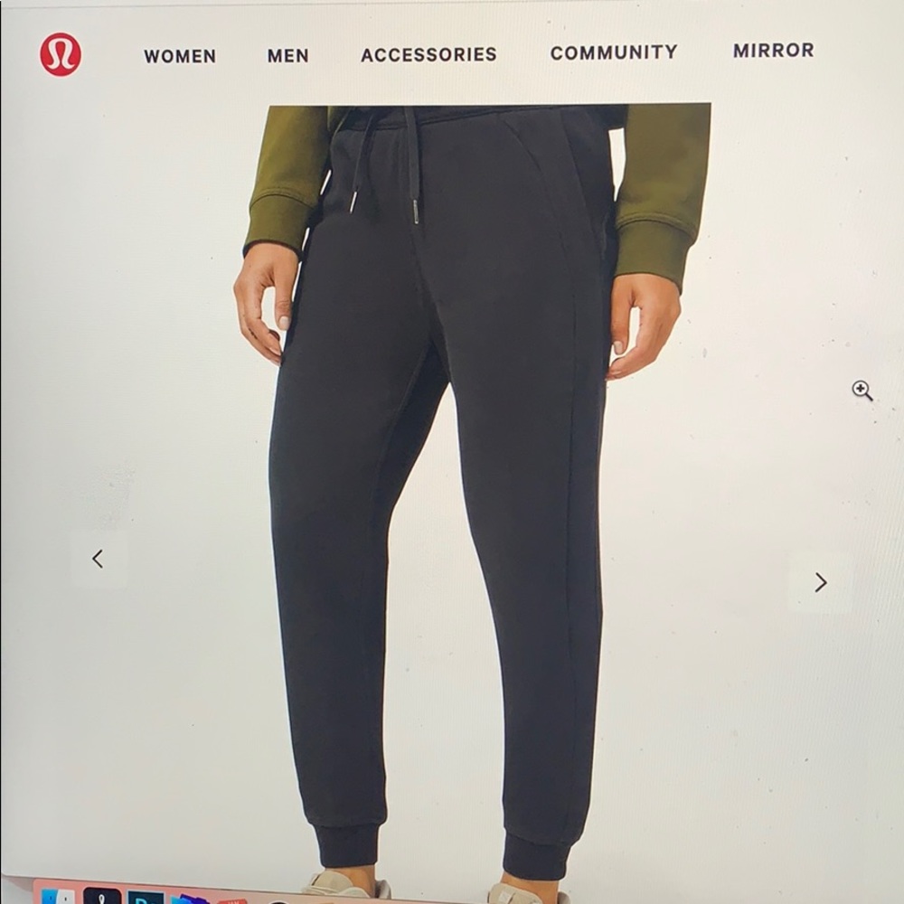 Lululemon scuba high-rise jogger fleece 28” size 6